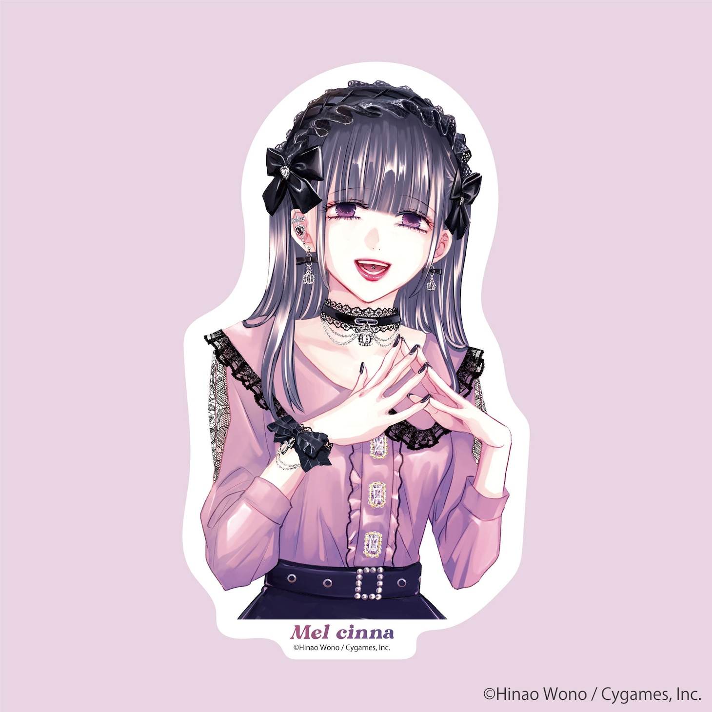 描き下ろしステッカーのイメージ。