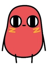 ミニ豆ちゃん（CV：蒼井翔太）正体は一粒の小豆。かわいい見た目とは裏腹に実は腹黒。食べられることを夢見て、日々いろんなデザートの中に入っている。