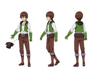 軍場朝陽（CV：榊原優希）。現実世界で交通事故に巻き込まれたことがきっかけで、異世界にやってきた少年。ブラコンの姉・真夜に振り回されながら、異世界での生活を送ることになる。RPGを始めとしたゲームが大好きなオタク。 (c)2023 このえ・田口ケンジ/小学館/「異世界 ワンターンキル姉さん」製作委員会