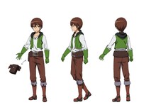 軍場朝陽（CV：榊原優希）。現実世界で交通事故に巻き込まれたことがきっかけで、異世界にやってきた少年。ブラコンの姉・真夜に振り回されながら、異世界での生活を送ることになる。RPGを始めとしたゲームが大好きなオタク。 (c)2023 このえ・田口ケンジ/小学館/「異世界 ワンターンキル姉さん」製作委員会