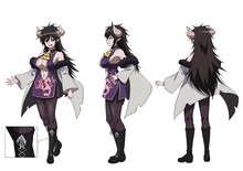 キルマリア（CV：小清水亜美）。火と闇の属性を持つ魔王六将のひとり。強大な魔力で、真夜とも互角に戦うことができる。元々は冷酷な魔族として有名だったが、朝陽にかばってもらったことをきっかけに、軍場姉弟に興味を持つようになる。 (c)2023 このえ・田口ケンジ/小学館/「異世界 ワンターンキル姉さん」製作委員会