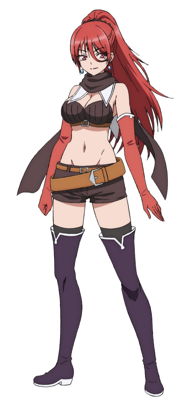 軍場真夜（CV：白石晴香） (c)2023 このえ・田口ケンジ/小学館/「異世界 ワンターンキル姉さん」製作委員会