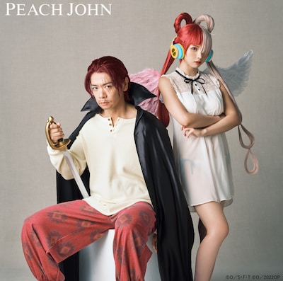「ONE PIECE FILM RED×PEACH JOHN」ビジュアル