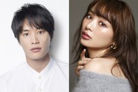 左から高橋遼平役の鈴木伸之、飯野朋子役の内田理央。