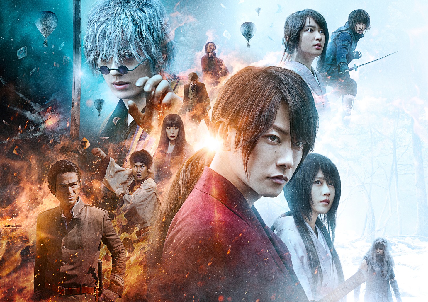 実写映画「るろうに剣心 最終章 The Final／The Beginning」ビジュアル