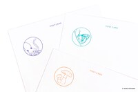 「うちのクラスの女子がヤバい」ポストカード3枚セットの宛名面。