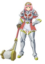 ハナバタ・ノーキンスの通常時（CV：鎌倉有那）(c)河添太一/SQUARE ENIX・「不徳のギルド」製作委員会