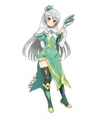 メイデナ・アンジェの通常時（CV：渋谷彩乃）(c)河添太一/SQUARE ENIX・「不徳のギルド」製作委員会