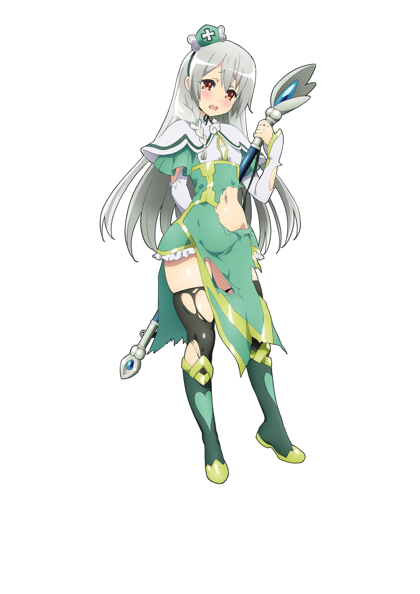 メイデナ・アンジェのクエスト後（CV：渋谷彩乃）(c)河添太一/SQUARE ENIX・「不徳のギルド」製作委員会