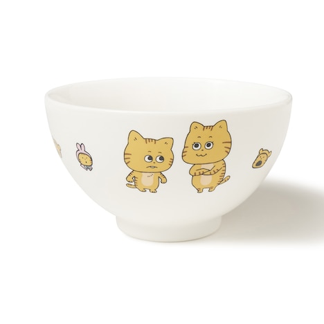 「HanaH×にしむらゆうじ“こんぺいとみそ”お茶碗」の表。