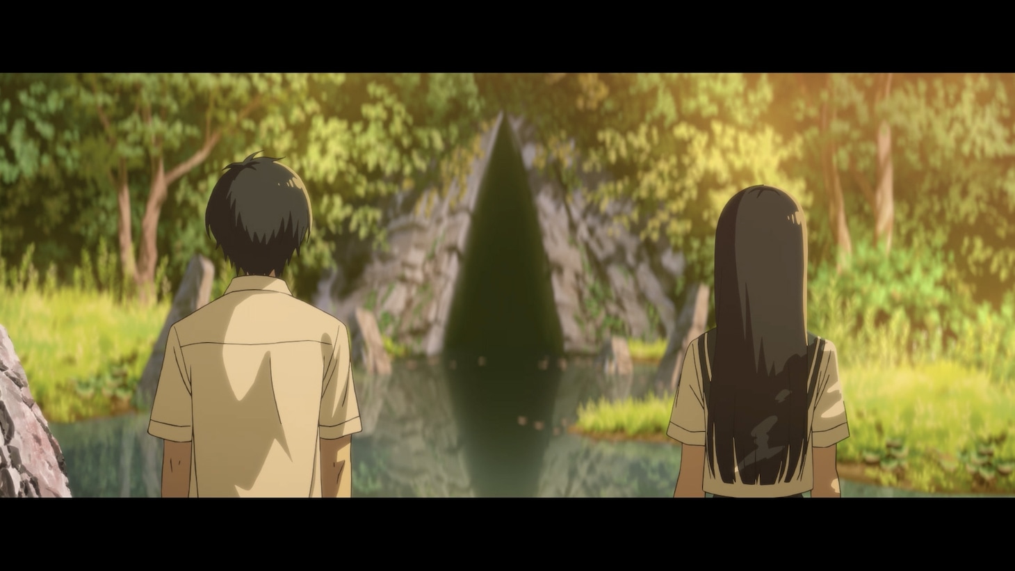 劇場アニメ「夏へのトンネル、さよならの出口」の場面カット。
