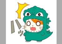 「ゴジハムくん」のLINEスタンプ。