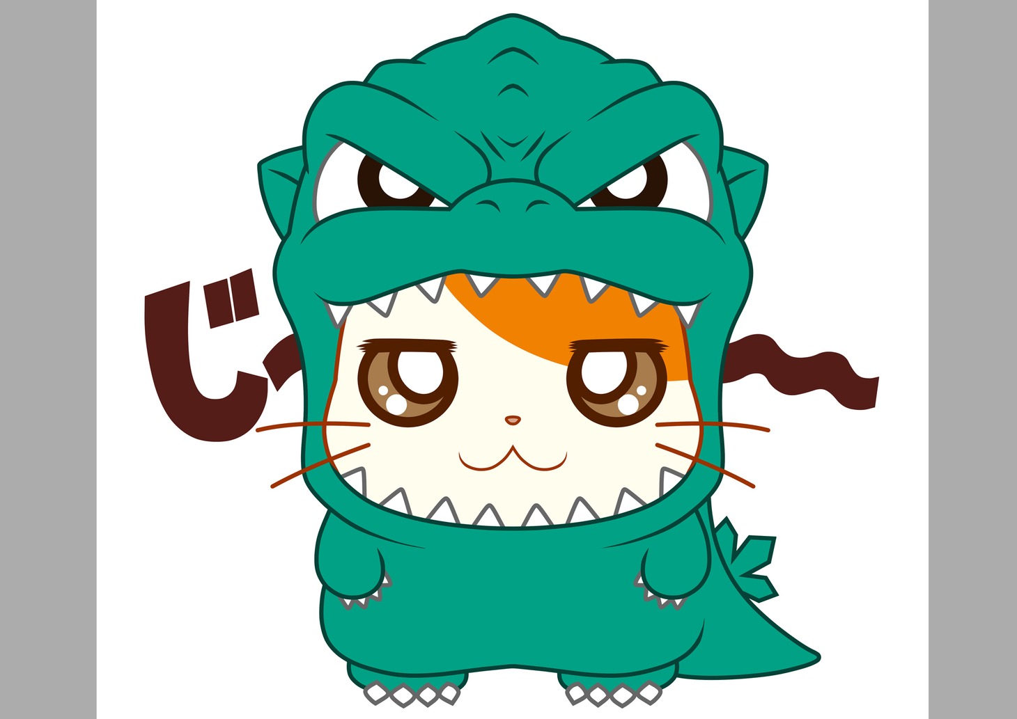 「ゴジハムくん」のLINEスタンプ。
