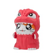 「ゴジハムくん」カプセルトイのフィギュア。