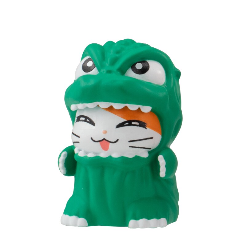 「ゴジハムくん」カプセルトイのフィギュア。