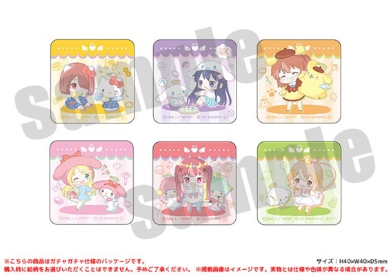 「私に天使が舞い降りた！×サンリオキャラクターズ アクリルマグネット」