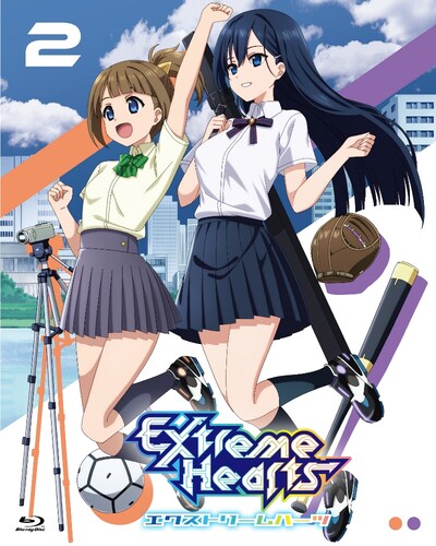 TVアニメ「Extreme Hearts」Blu-ray2巻のジャケット。