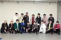 「アイドリッシュセブン 7th Anniversary Event “ONLY ONCE, ONLY 7TH.”」に集結した16人のキャスト陣。