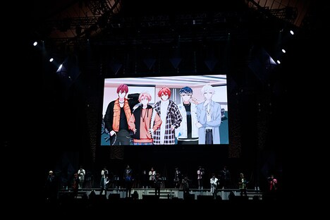 「アイドリッシュセブン 7th Anniversary Event “ONLY ONCE, ONLY 7TH.”」より、朗読劇の様子。