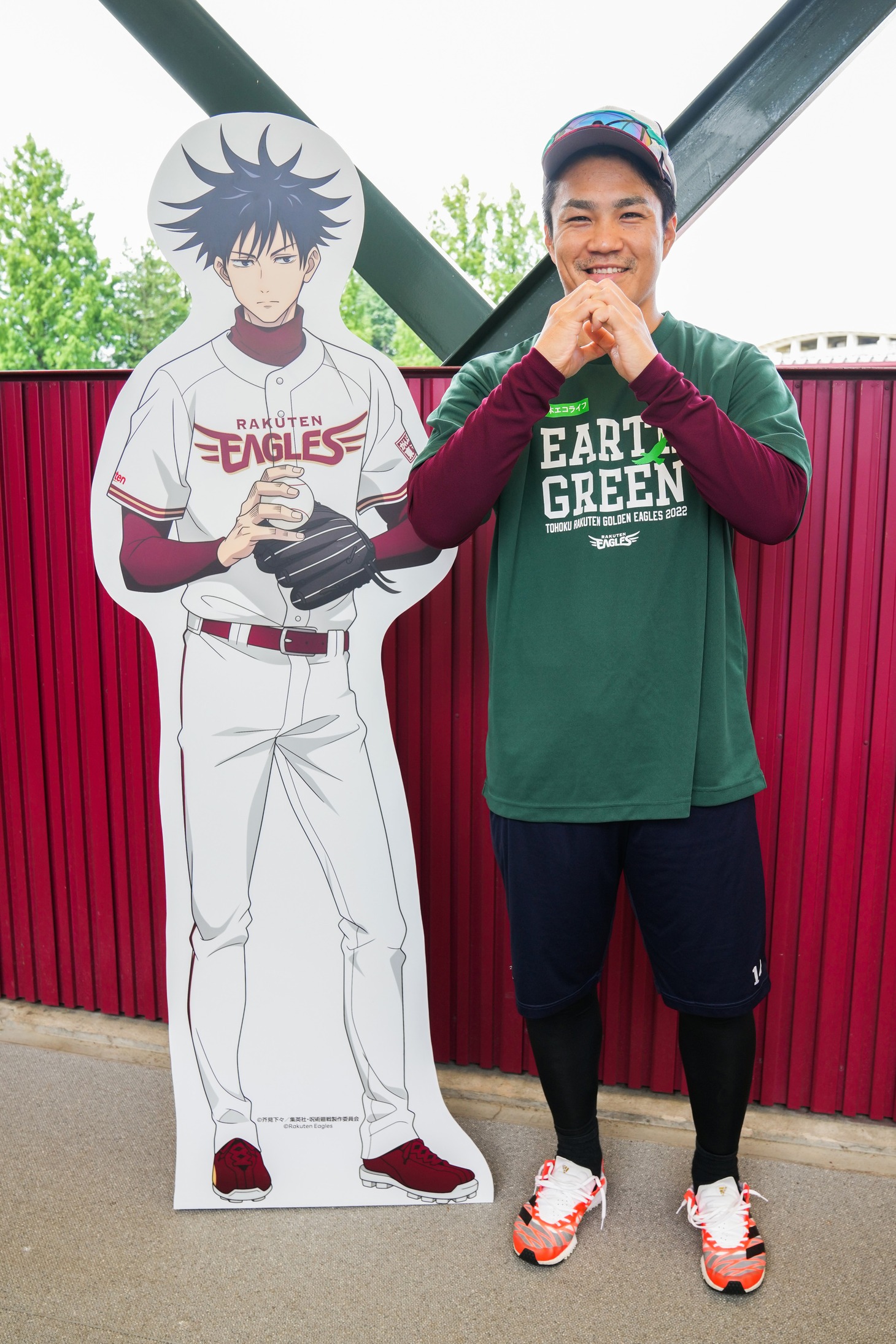 等身大パネル (c)Rakuten Eagles