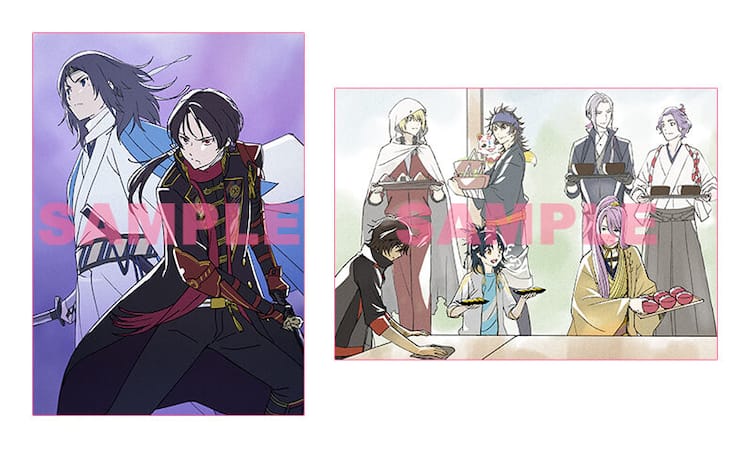 刀剣乱舞 花丸 華ノ巻の入プレ 色紙風かあど 加州清光と大和守安定の2ショットなど コミックナタリー