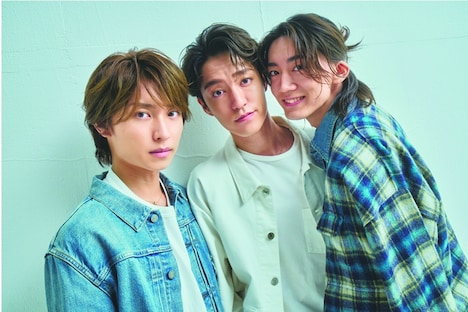 Cheese!10月号に登場した7ORDERの3人。