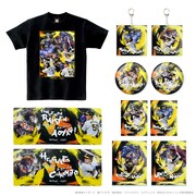 アニメ「終末のワルキューレ」と阪神タイガースのコラボグッズ。