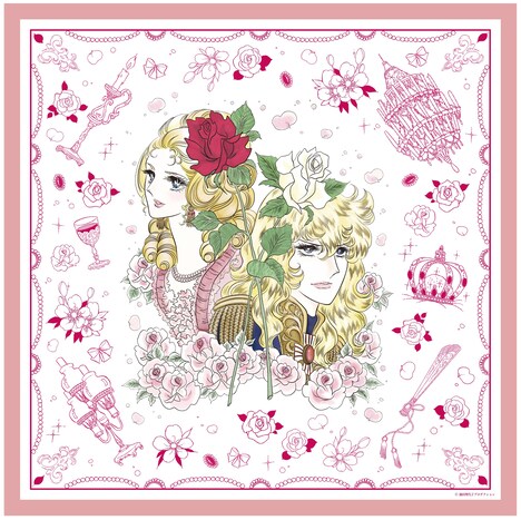 「グッズ付きチケット」に付属するハンカチ。