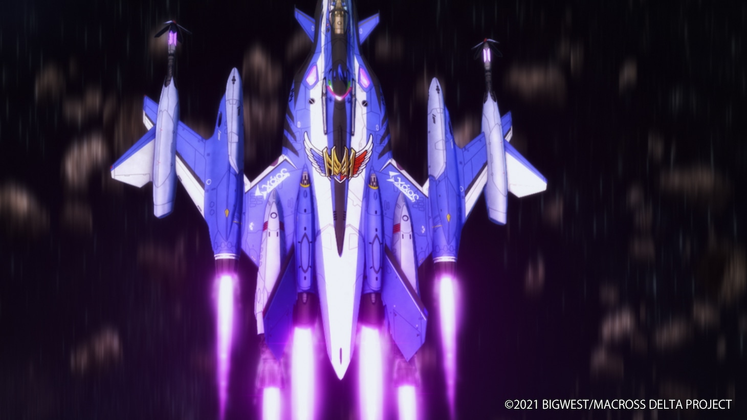 「劇場短編マクロスF ～時の迷宮～」の場面カット。