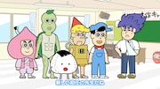 アニメ「あはれ!名作くん」新シリーズ「竜宮中編」の場面カット。