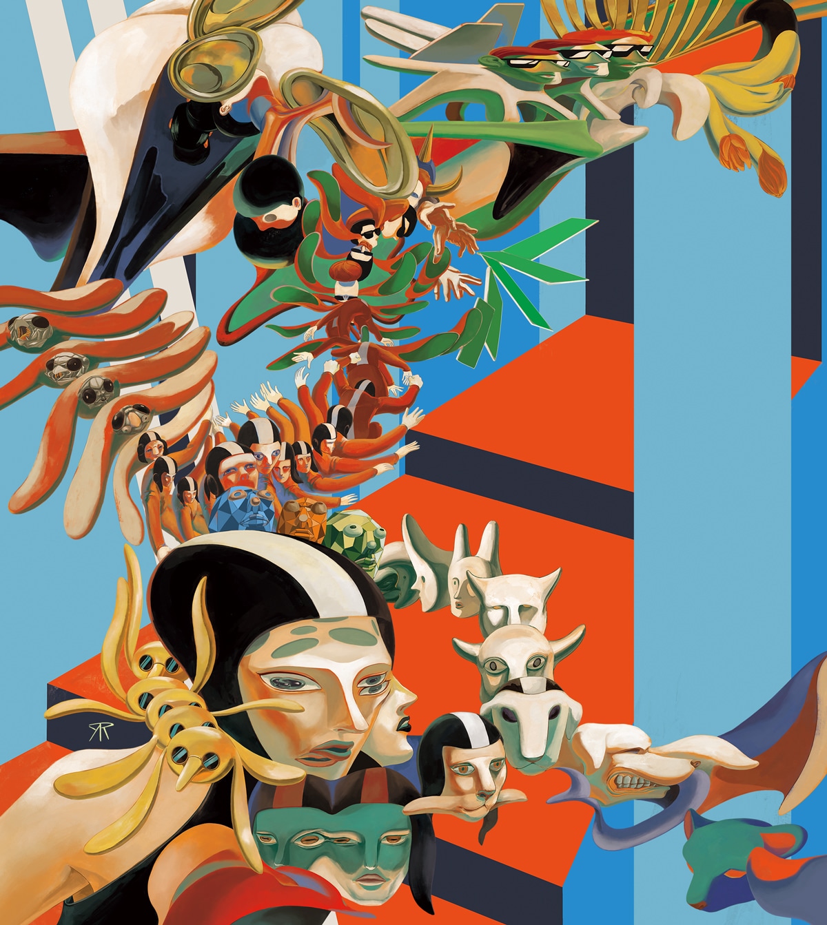 「第9回 新千歳空港国際アニメーション映画祭」ビジュアル（Illustration by Ryoji Yamada）