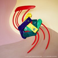 「ジョジョの奇妙な冒険 ストーンオーシャン」とWIND AND SEAのコラボソックス。