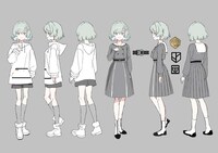 0号（ゼロゴウ）のキャラクターデザイン。