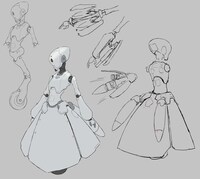 ソルトのキャラクターデザイン。