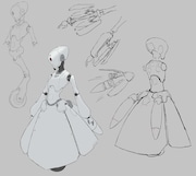ソルトのキャラクターデザイン。