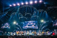 「Animelo Summer Live 2022 -Sparkle-」2日目全出演者でのテーマソング歌唱。