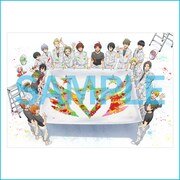 セブンネットショッピングの特典「A4アクリルプレート」のサンプル画像。(c)BNEI PROJECT SideM