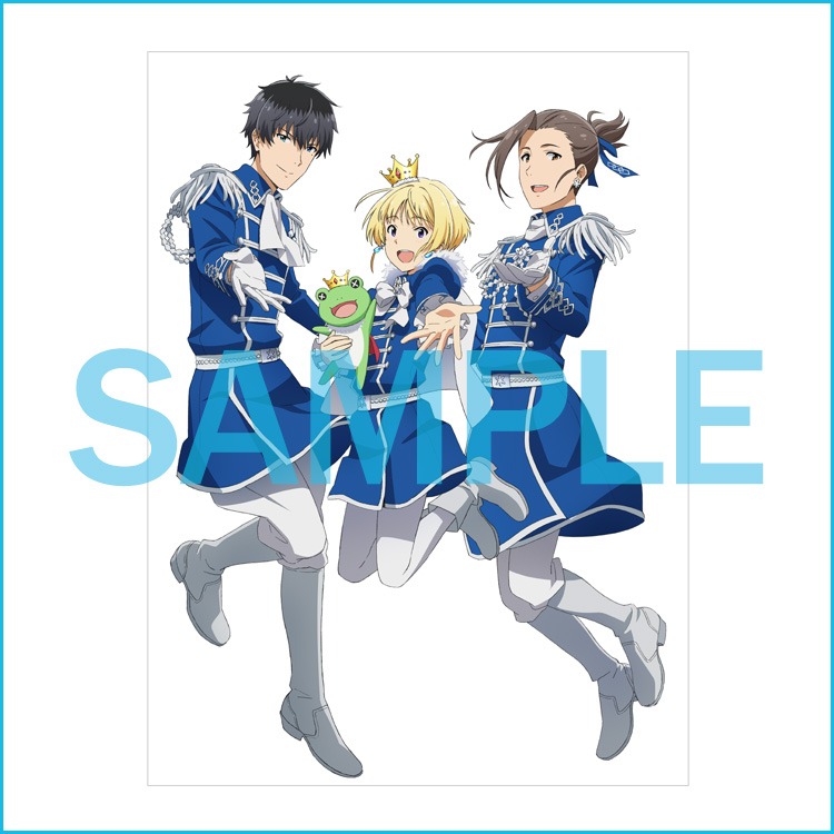 あみあみオンラインショップの特典「アクリルスタンド3個セット」のサンプル画像。(c)BNEI PROJECT SideM