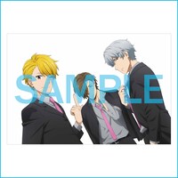 アニメイトの特典「缶バッジ3個セット」のサンプル画像。(c)BNEI PROJECT SideM