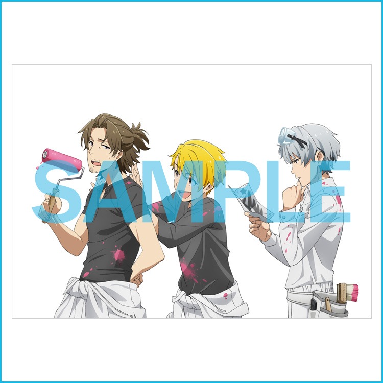 ゲーマーズの特典「B2タペストリー」のサンプル画像。(c)BNEI PROJECT SideM