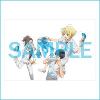 とらのあなの特典「はがきサイズアクリルスタンド」のサンプル画像。(c)BNEI PROJECT SideM