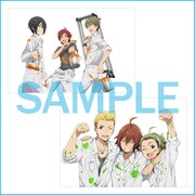 TSUTAYAオンラインおよびTSUTAYARECORDSの特典「L判ブロマイド2枚セット」のサンプル画像。(c)BNEI PROJECT SideM
