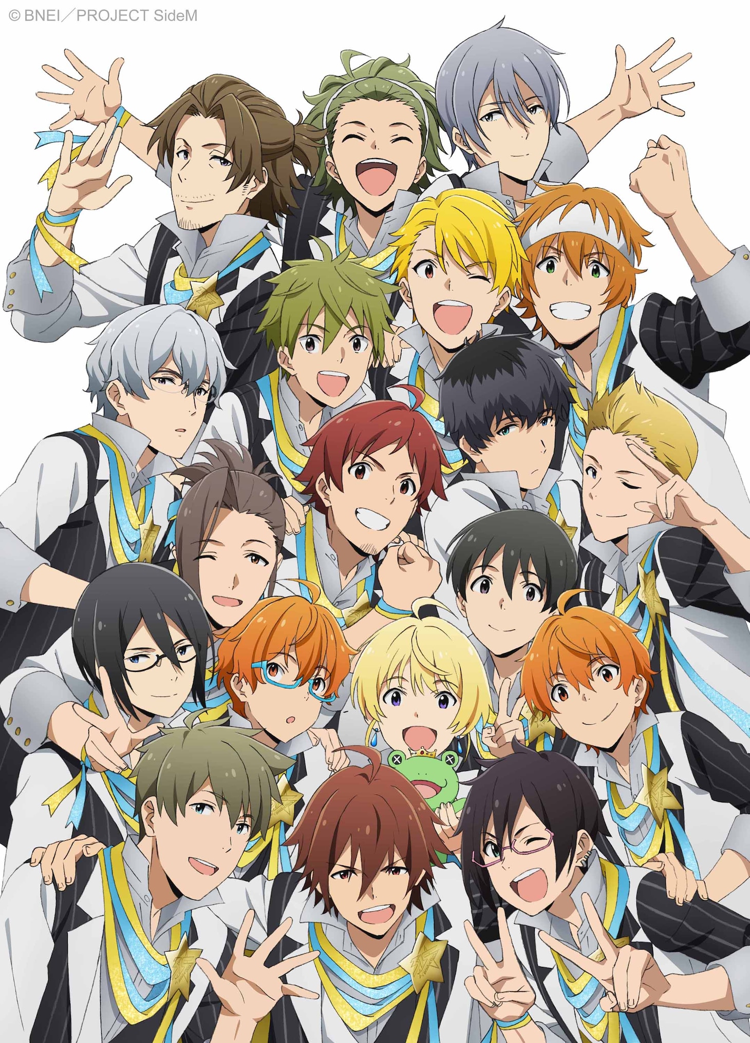 TVアニメ「アイドルマスター SideM」キービジュアル (c)BNEI PROJECT SideM