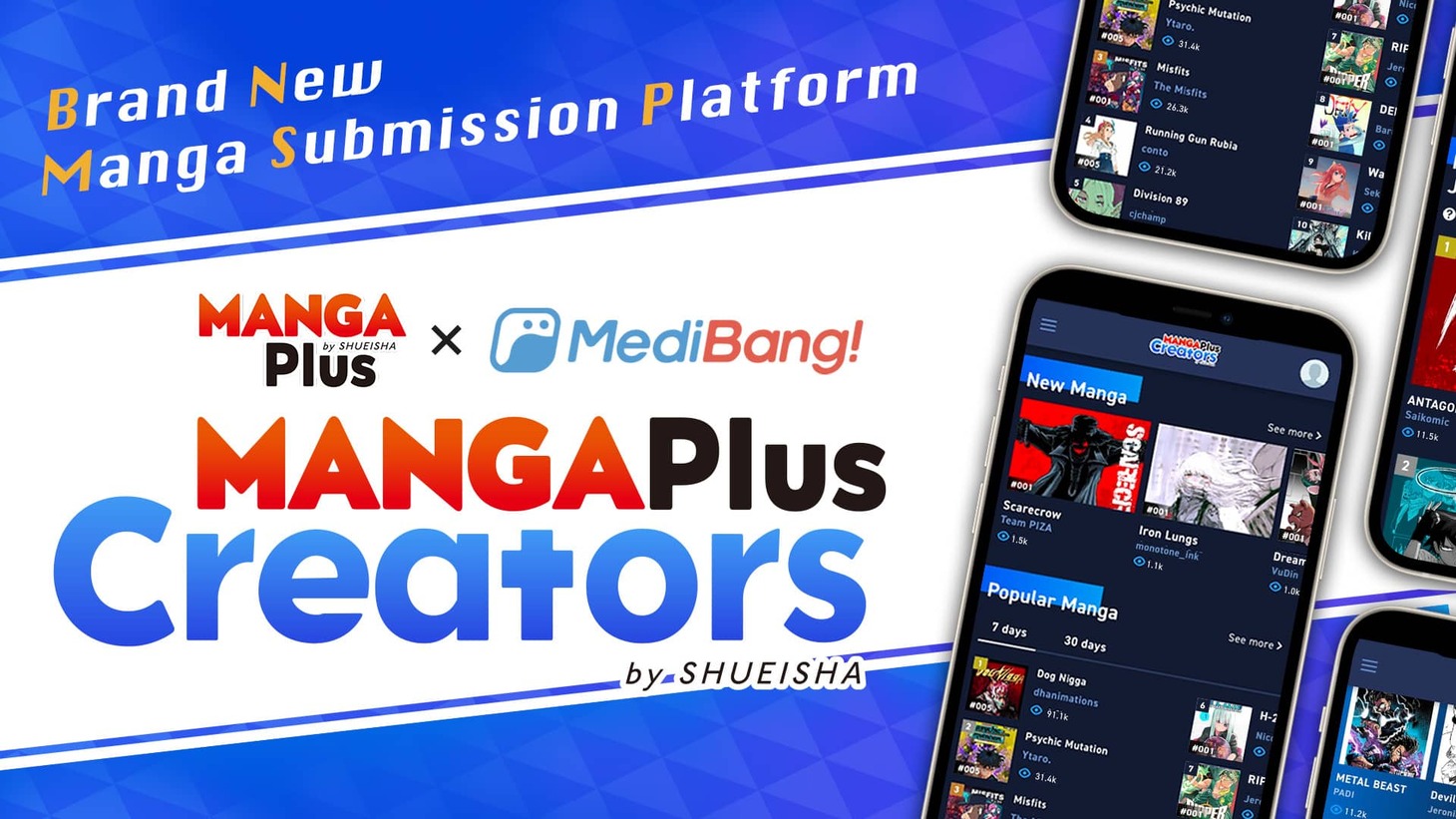 MANGA Plus Creators by SHUEISHAの紹介画像。
