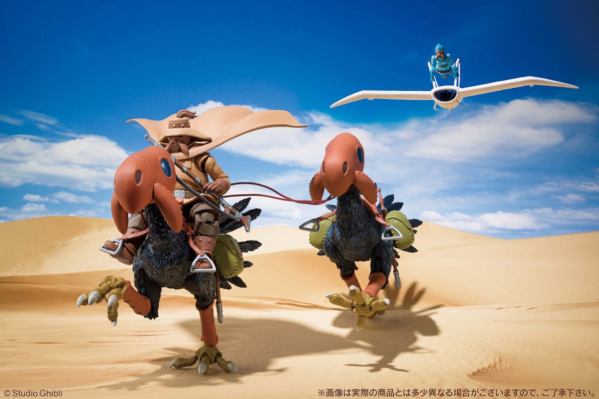 風の谷のナウシカ 腐海一の剣士ユパ 愛鳥トリウマが立体化 ナウシカ23年版も コミックナタリー