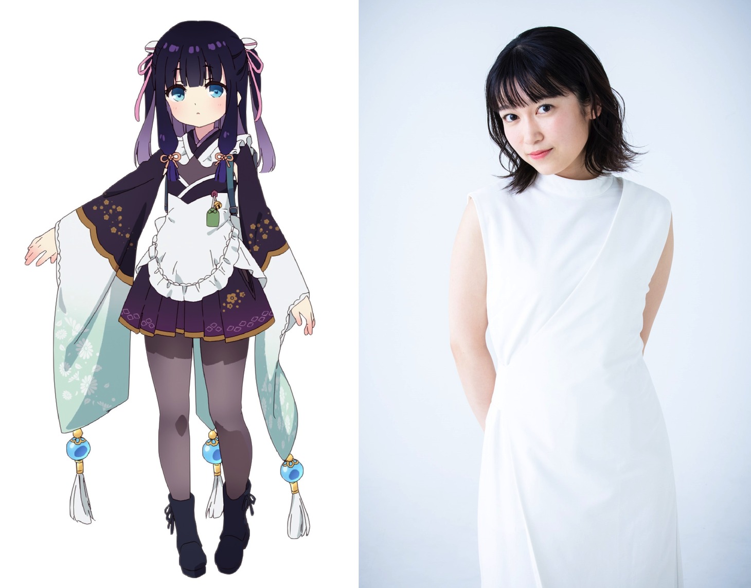 左から灰神楽、黒沢ともよ。