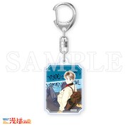 D賞「アクリルキーホルダー」の「ハッスルで行こう」バージョン。 (c)なかじ有紀／白泉社