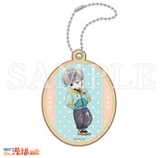 購入特典としてもらえる「ミニウッドキーホルダー」の「小山荘のきらわれ者」Bバージョン。 (c)なかじ有紀／白泉社