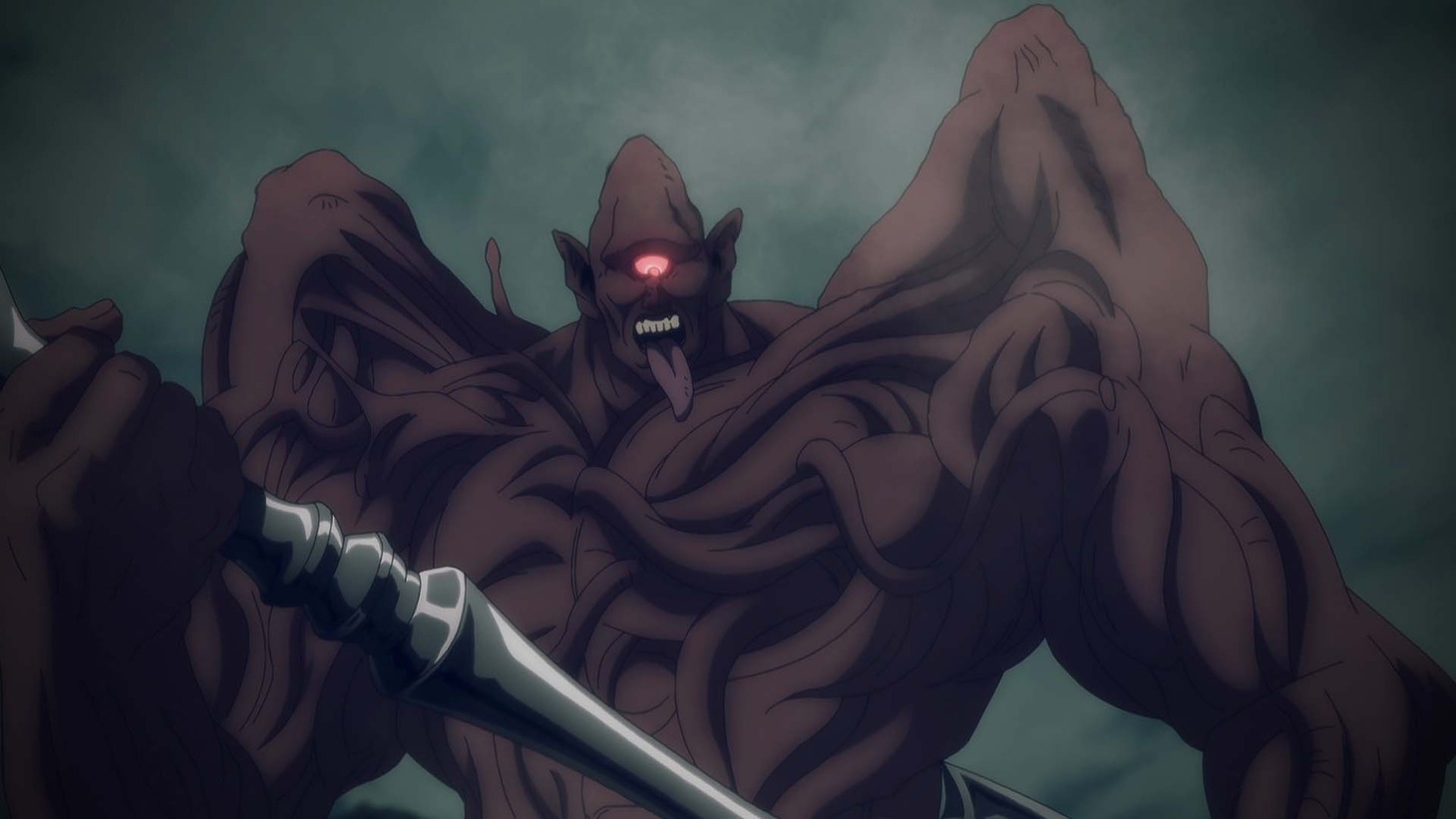 アニメ「BASTARD!!―暗黒の破壊神―」2クール目新PVより。(c)萩原一至/集英社・BASTARD!! 製作委員会