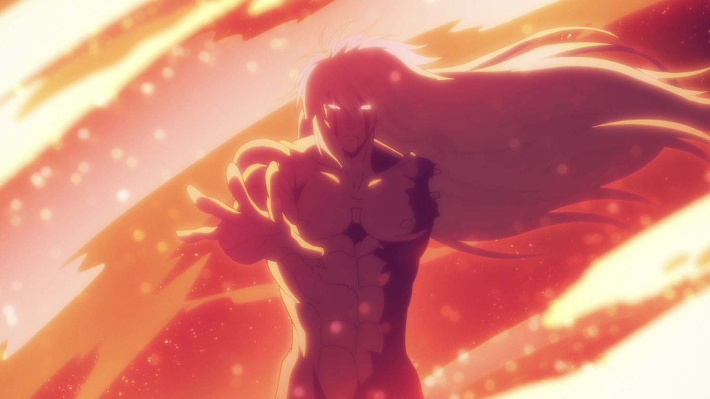 アニメ「BASTARD!!―暗黒の破壊神―」2クール目新PVより。(c)萩原一至/集英社・BASTARD!! 製作委員会
